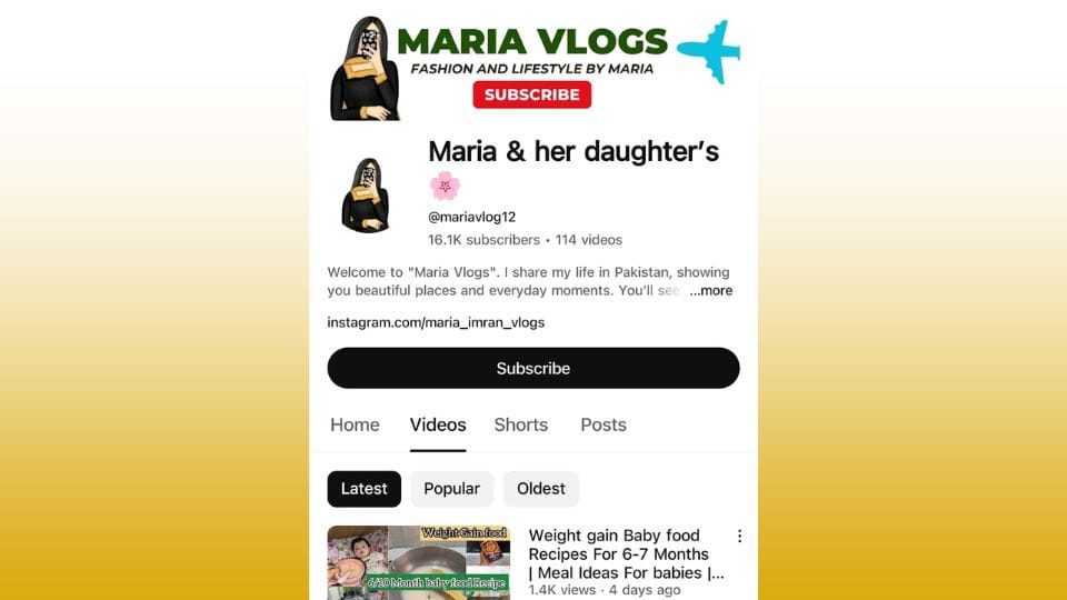 Maria & Her Daughter